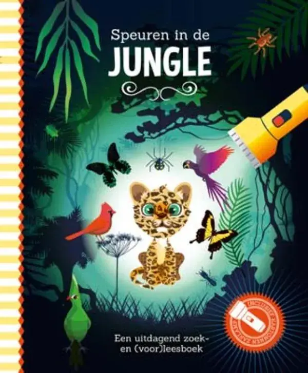 Speuren in de Jungle + kartonnen zaklamp Merkproduct