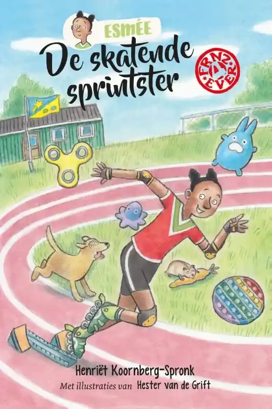 Aanbieding De skatende sprintster