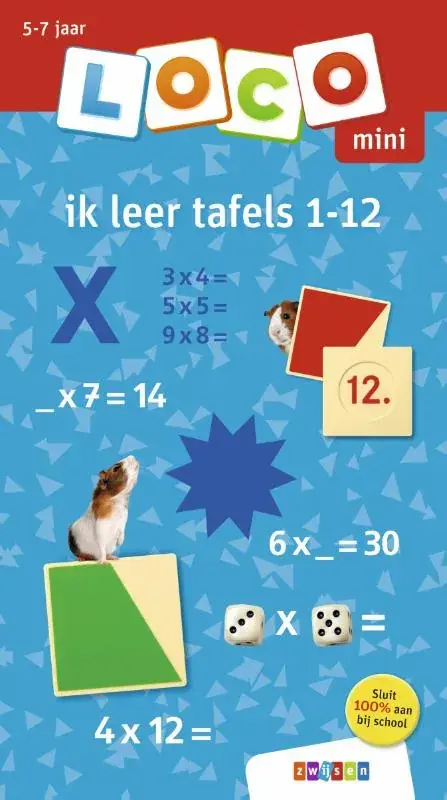 Seizoensaanbieding Ik leer tafels 1-12