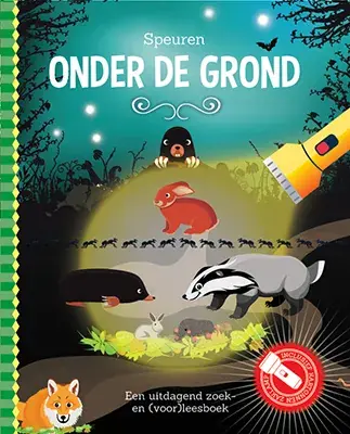 Speuren onder de grond + kartonnen zaklamp – Een uitdagend zoek- en (voor)leesboek Favoriet