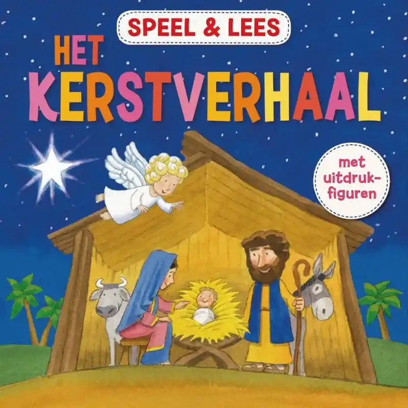 Speel & lees het kerstverhaal – Met uitdrukfiguren Merkproduct