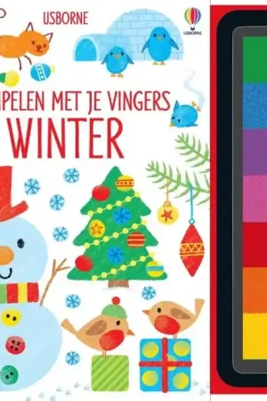 Premium Stempelen met je vingers Winter