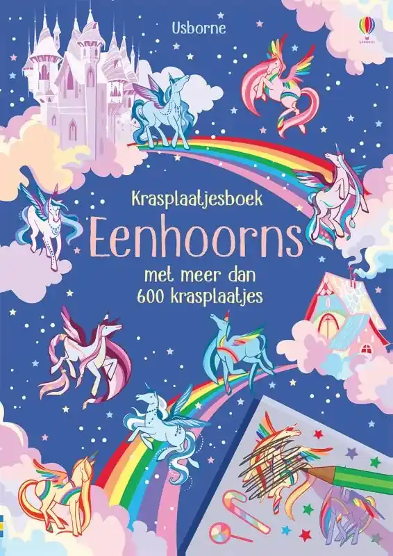 Beperkte Voorraad Krasplaatjesboek Eenhoorn
