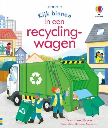 Een recyclingwagen Laatste Versie