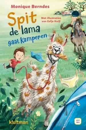 Spit de lama gaat kamperen Seizoensaanbieding