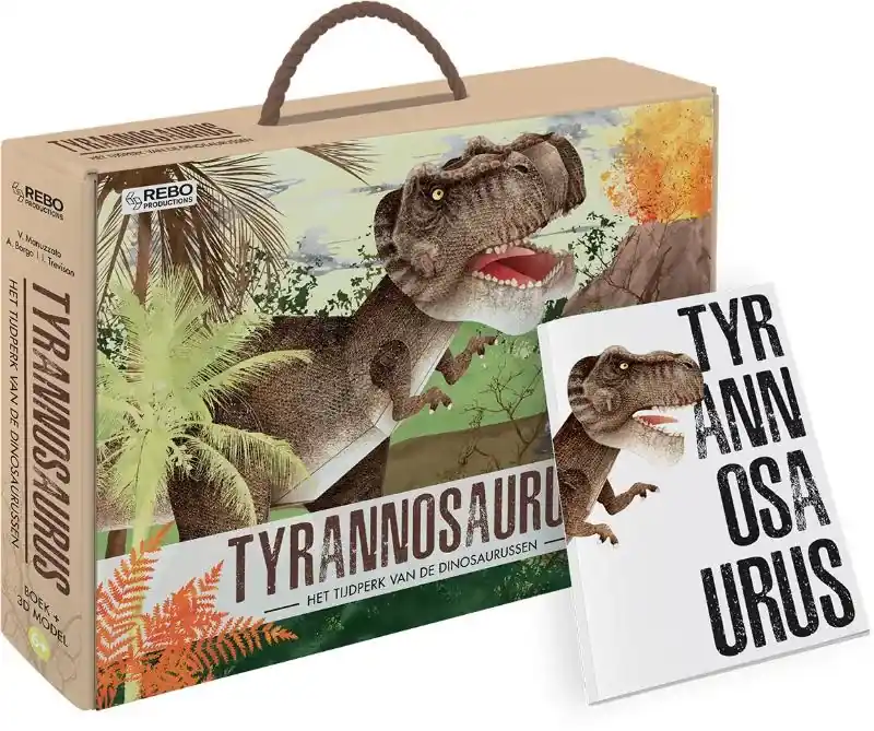 Tyrannosaurus – Boek en 3D model Korting