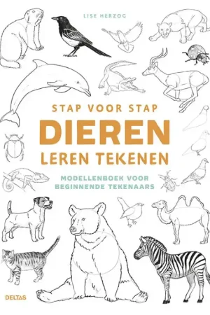 Voordeelprijs Stap voor stap dieren leren tekenen