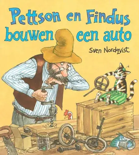 Lage Kosten Pettson en Findus bouwen een auto