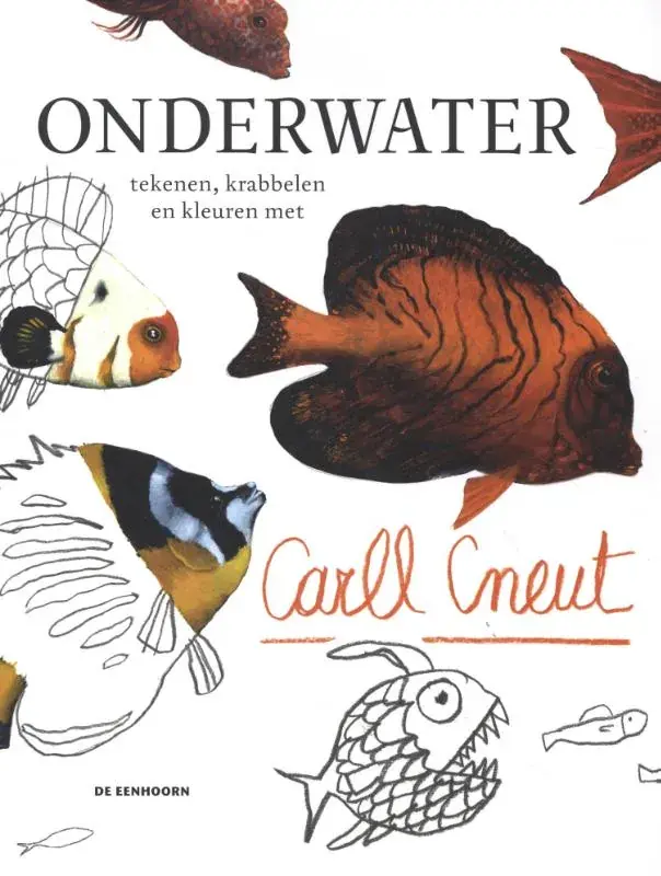 Hete Deal Onderwater tekenen, krabbelen en kleuren met Carll Cneut