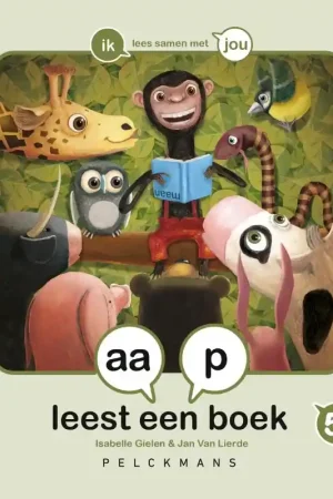 Aap leest een boek Hete Deal