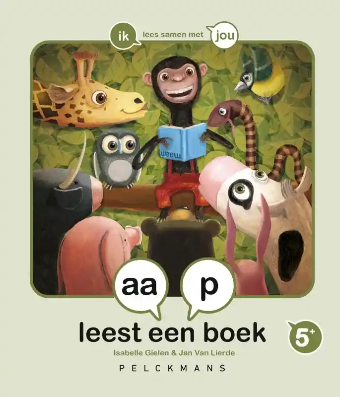 Aap leest een boek Hete Deal