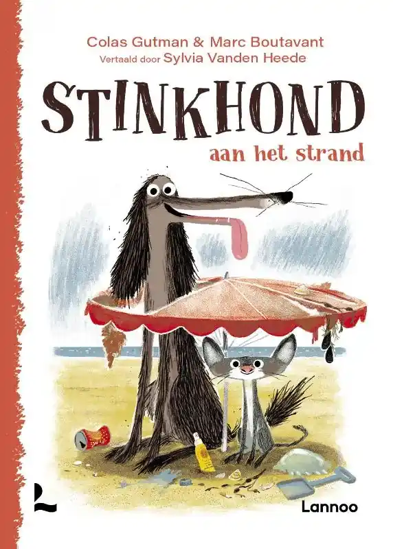 Gereduceerde Prijs Stinkhond aan het strand