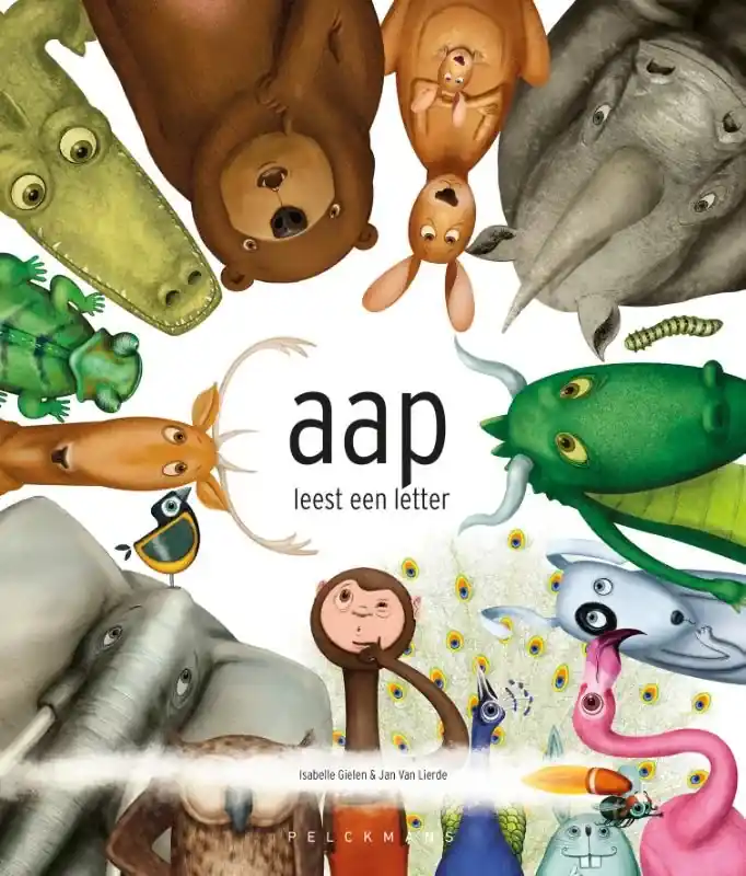 Express Levering Aap leest een letter