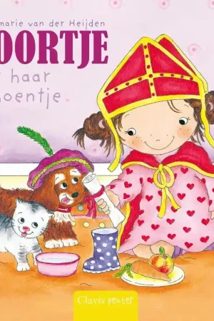 Noortje zet haar schoentje Merkproduct