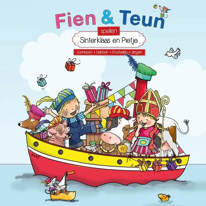 Fien & Teun spelen Sinterklaas en Pietje Exclusieve Aanbieding