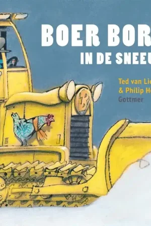 Boer Boris in de sneeuw Koopje