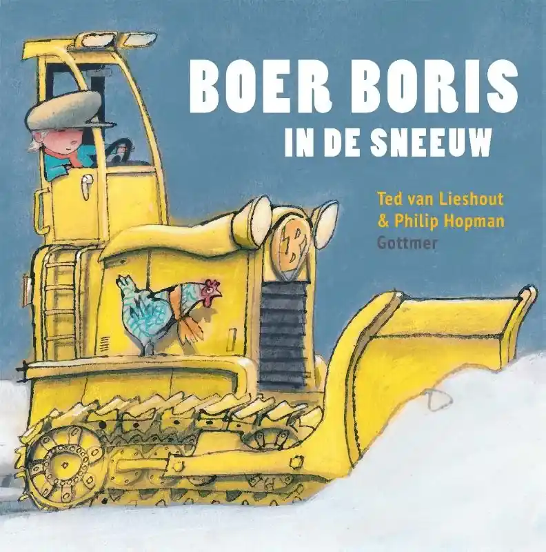 Boer Boris in de sneeuw Koopje