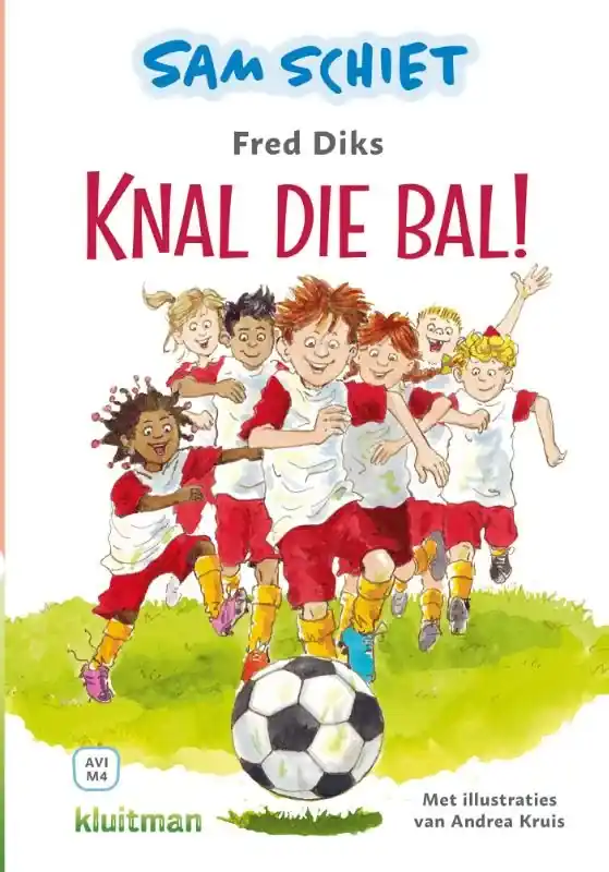Sam schiet. Knal die bal! Alleen Vandaag