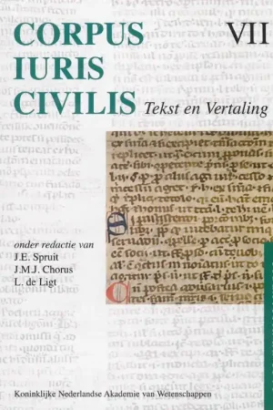 Voordeelprijs Corpus Iuris Civilis - SPRUIT, J.E., R. FEENSTRA and K.E.M. BONGENAAR, (eds.),