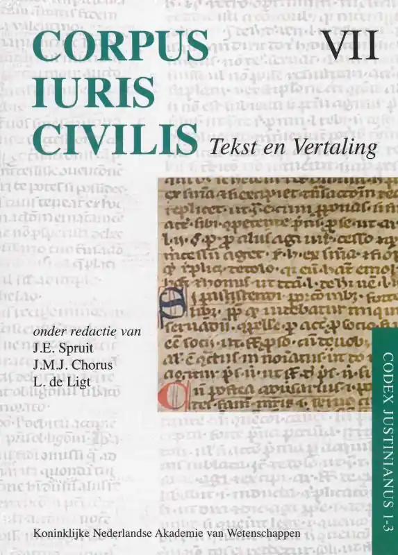 Voordeelprijs Corpus Iuris Civilis - SPRUIT, J.E., R. FEENSTRA and K.E.M. BONGENAAR, (eds.),