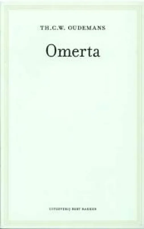 Omerta - Th. C. W. Oudemans Lage Kosten