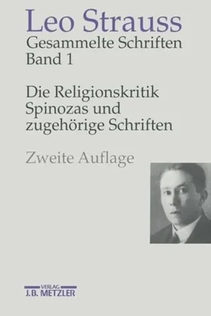 Speciale Aanbieding Gesammelte Schriften, 6 Bde., Bd.1, Die Religionskritik Spinozas und zugehörige Schriften - Leo Strauss