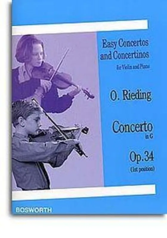 Nu Kopen RIEDING - Concierto Op.34 en Sol Mayor (1ª Posicion) para Violin y Piano - RIEDING
