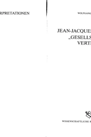 Bestseller Jean- Jacques Rousseaus ' Gesellschaftsvertrag'. - Wolfgang Kersting