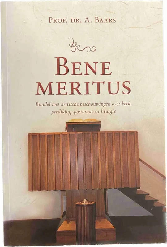 Bene meritus - Prof. Dr. A Baars Aanbieding