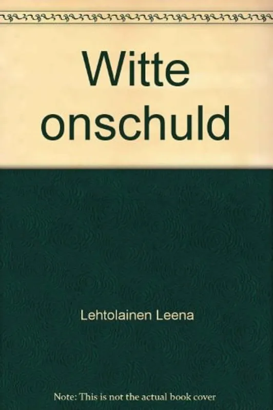Witte onschuld - Lehtolainen Leena Weekendaanbieding