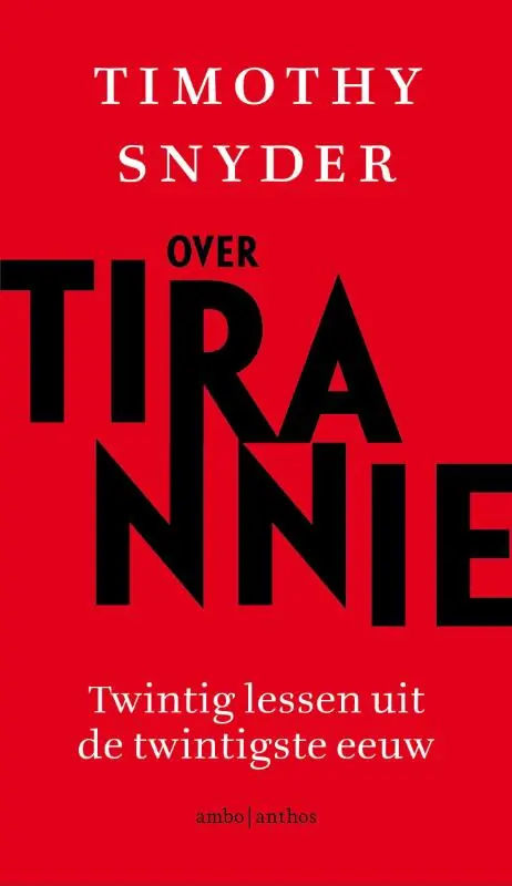 Gratis Verzending Over tirannie - Timothy Snyder