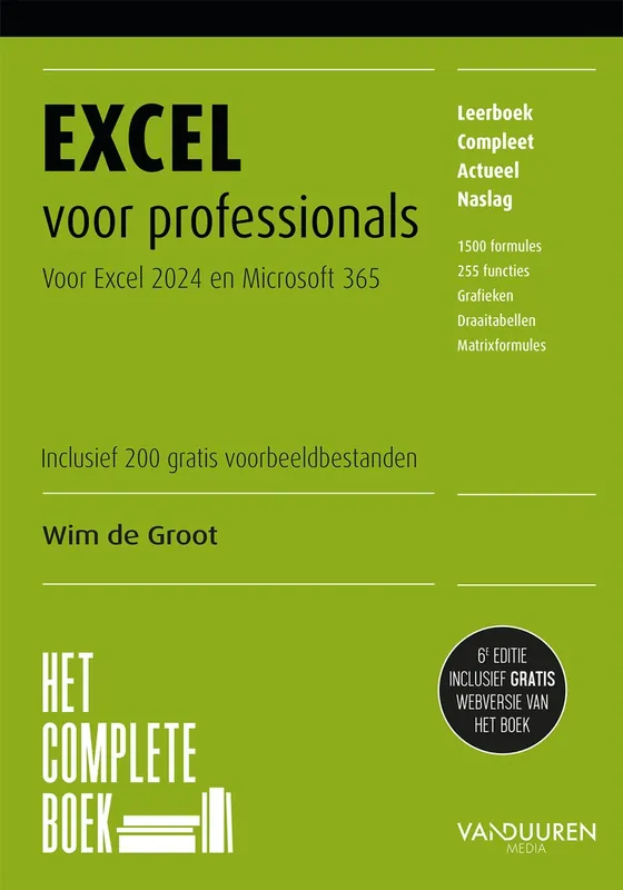 Lage Kosten Excel voor professionals - Wim de Groot