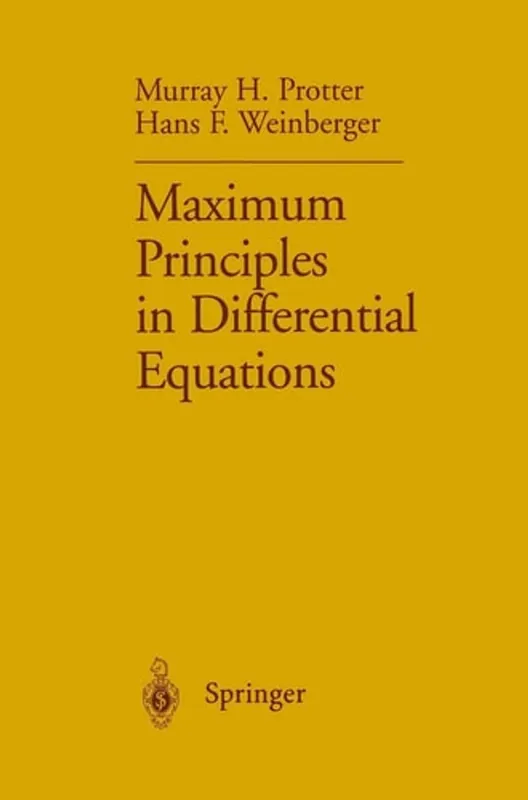 Nu Kopen Maximum Principles in Differential Equations - Murray H. Protter