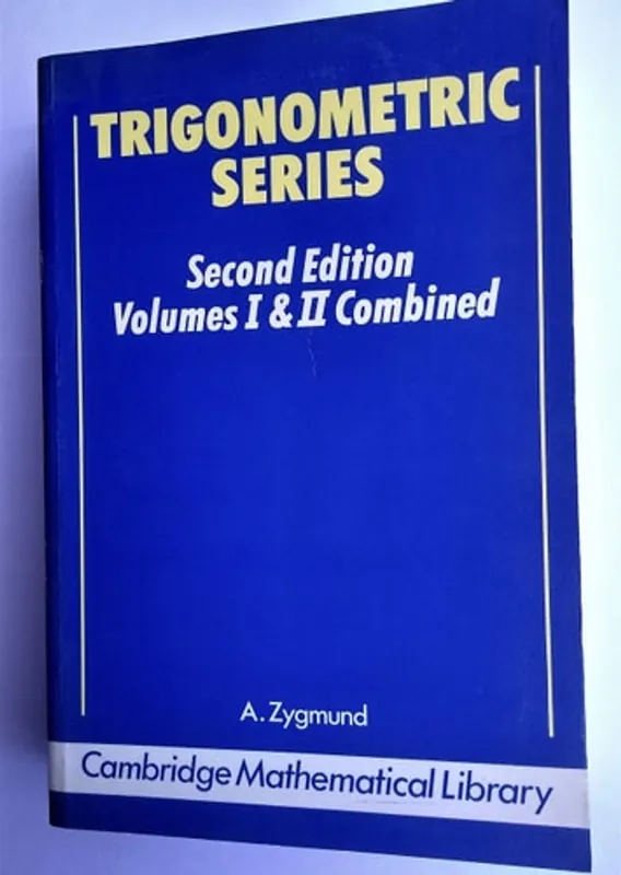 Hoge Kwaliteit Trigonometric Series - Antoni Zygmund