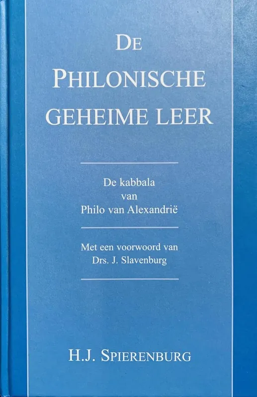 Bestseller De Philonische geheime leer - H. Spierenburg