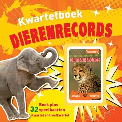 Direct Verzonden KWARTETBOEK DIERENRECORDS - Anne Scheller