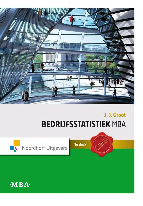 Dagaanbieding Bedrijfsstatistiek MBA - J.J. Groot