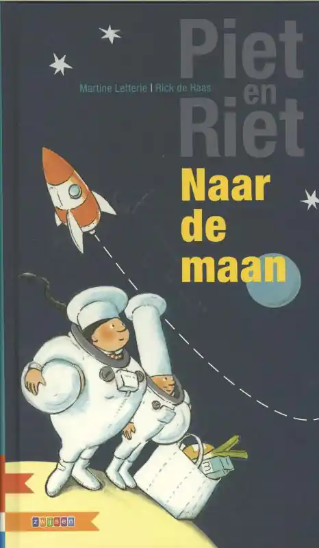 Piet en Riet naar de maan - Martine Letterie Actieprijs