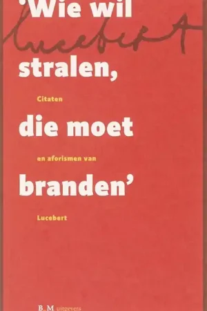 'Wie wil stralen die moet branden' - Lucebert Express Levering