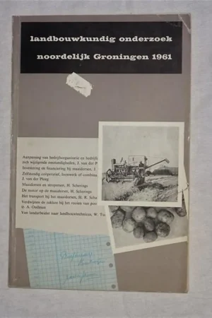 Landbouwkundig onderzoek, Noordelijk Groningen 1961 - Onbekend Flitsaanbieding