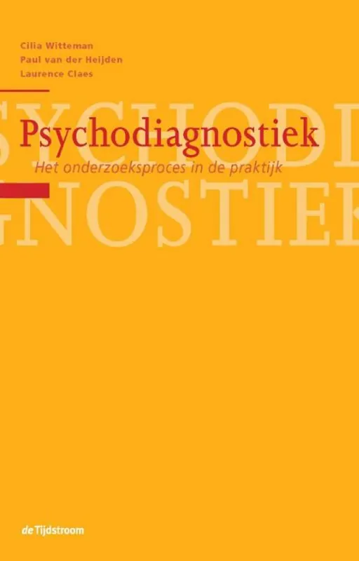 Psychodiagnostiek / Druk 1 Laatste Kans