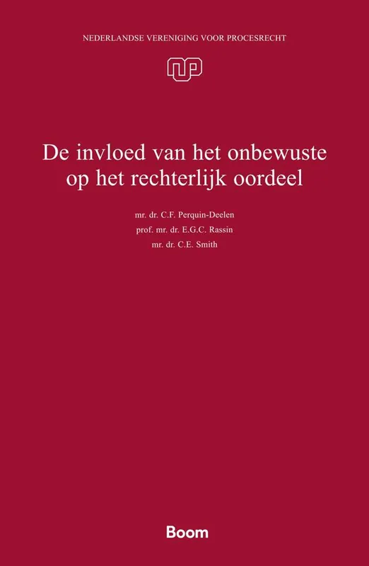 Voordeelprijs De invloed van het onbewuste op het rechterlijk oordeel / Druk 1