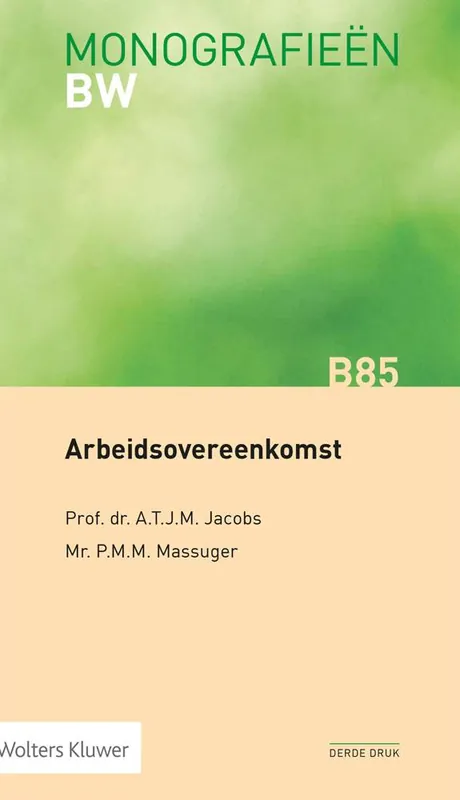 Arbeidsovereenkomst / Druk 3 Meest Verkocht