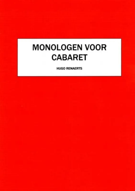 Aanbieding Monologen voor cabaret / Druk 1
