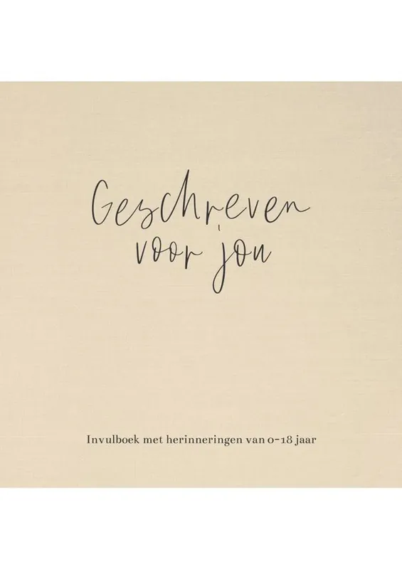 Geschreven voor jou / Druk 1 Beperkt Aanbod