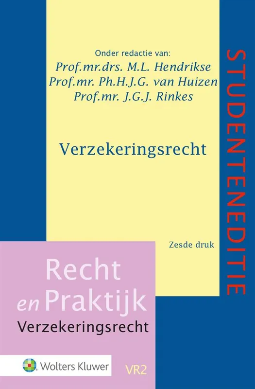 Betrouwbaar Verzekeringsrecht Studenteneditie / Druk 6