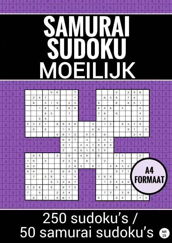 Samurai Sudoku - Moeilijk - nr. 25 / Druk 1 Laatste Versie
