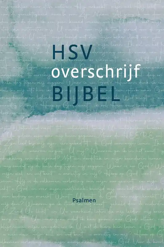 Goedkoop HSV overschrijfbijbel Psalmen / Druk 1