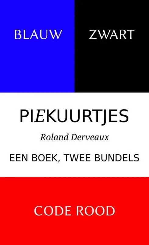 Actieprijs BLAUW ZWART --- CODE ROOD / Druk 1