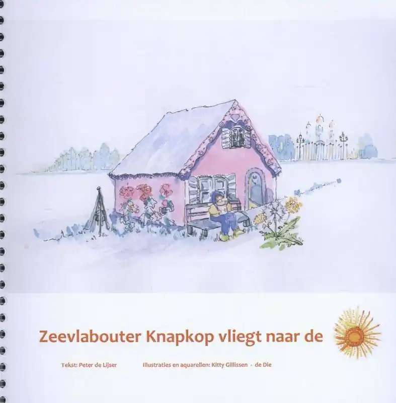 Zeevlabouter knapkop vliegt naar de zon / Druk 1 Gecertificeerd